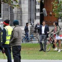 Salman Khan and Katrina Kaif in Ek Tha Tiger being shot on location at Trinity College Pictures | Picture 75344